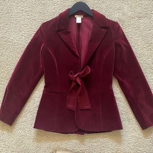 Red velvet beautiful jacket